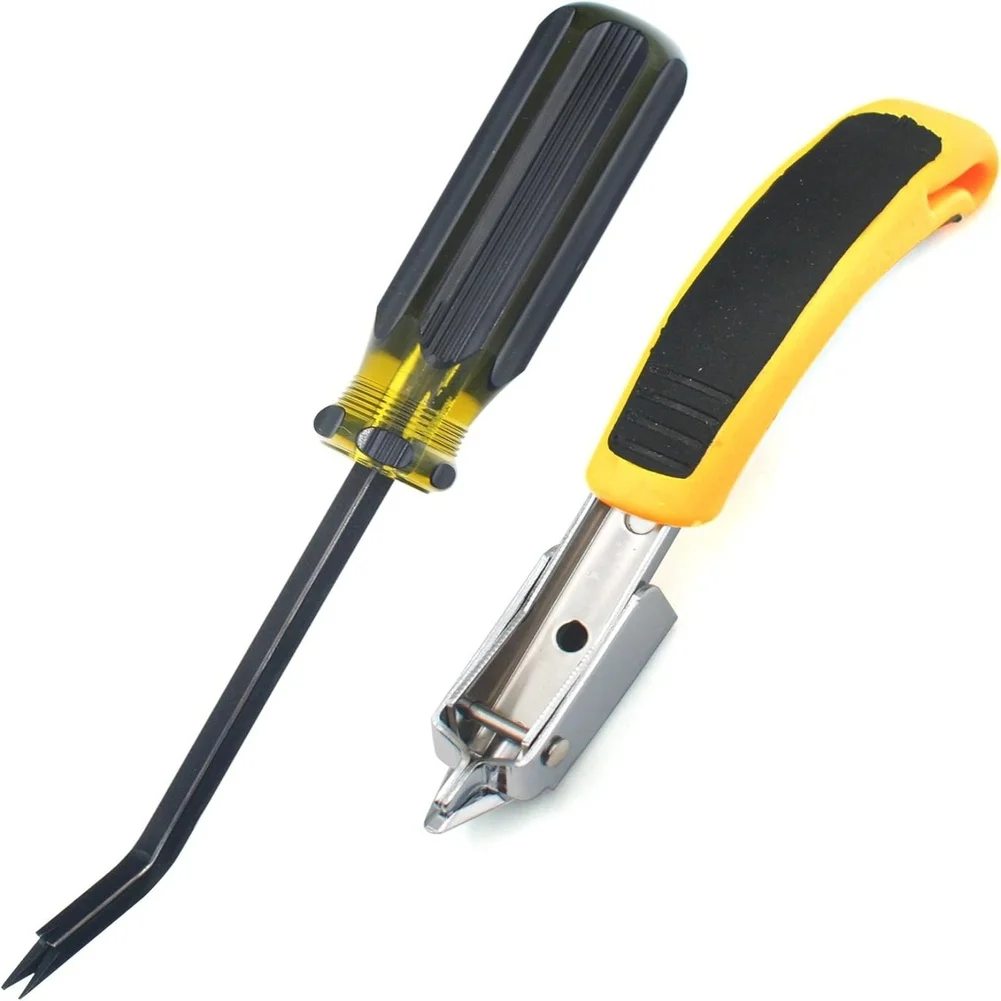 Screw Extractor Heavy-Duty Staple Remover Tool Industrial Grade Dual Fork For Furniture Repair And Flooring Installations