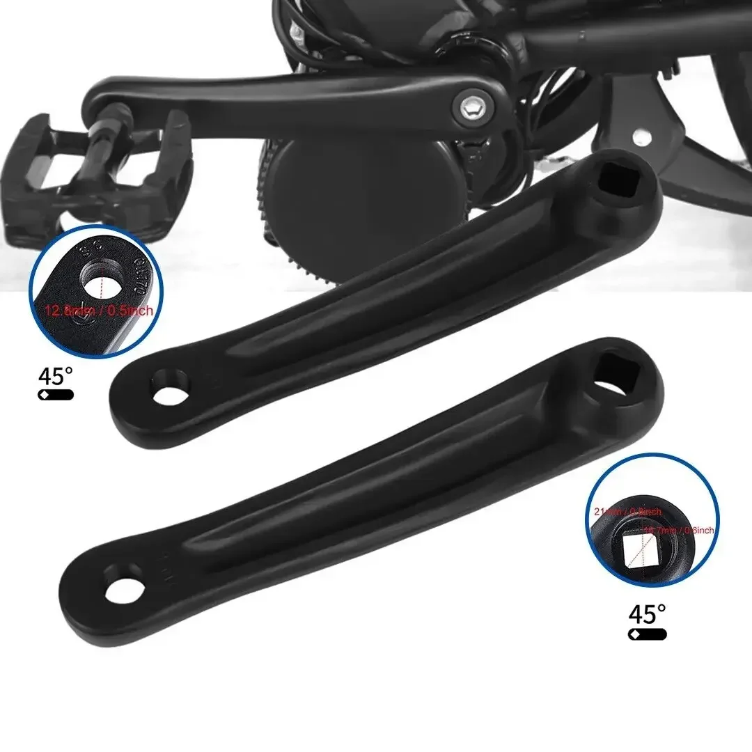 

170mm Crank Arms for Bafang BBS01 BBS02 BBSHD ebike Mid Drive Motor Kits