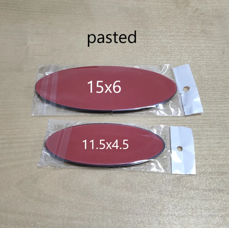 

15x6 11.5x4.5 Center Front and Rear Trunk Badge Emblem sticker for Ford Focus Mondeo Fiesta Mustang Ranger sticker Accessories