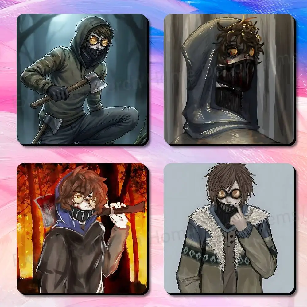 Ticci Toby C-Creepypastas Soft Magnetic Refrigerator Magnets Dimensions 75x75mm Personality Decorations Creative Gifts
