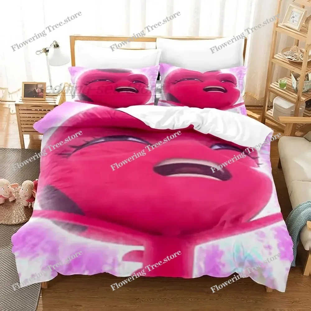 

Новый комплект постельного белья с мемами Bibble, размеры Single, Twin, Full, Queen, King, для взрослых и детей, 3D аниме-наборы пододеяльников и простыней для спальни