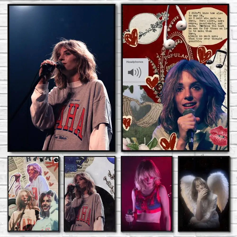 

M-Maya H-Hawke Portrait Poster Self-adhesive Art Waterproof Paper Sticker Coffee House Bar Room Wall Decor