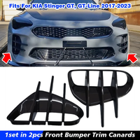 For KIA Stinger 2018-2023 Front Bumper Vent Hole Cover Body Kit Front Bumper Vent Grill Blade Trim Cover Car Accessories