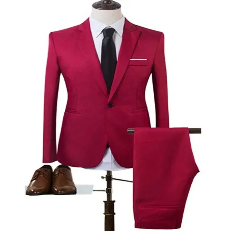 W237 Men's casual suits, spring and autumn new cotton suits