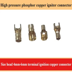 20pcs Ignition Transformer Connector Ceramic Ignition Pin Copper Connector Ignition High Voltage Wire Connector Wire Terminal