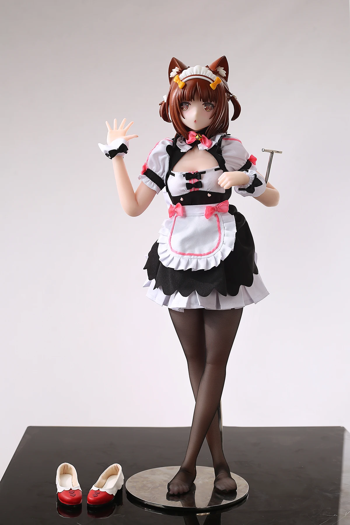

65cm 1/3 Scale Realistic Silicone Anime Doll Action Figure with Metal Skeleton Same Clothes for Display Japanese Cartoon