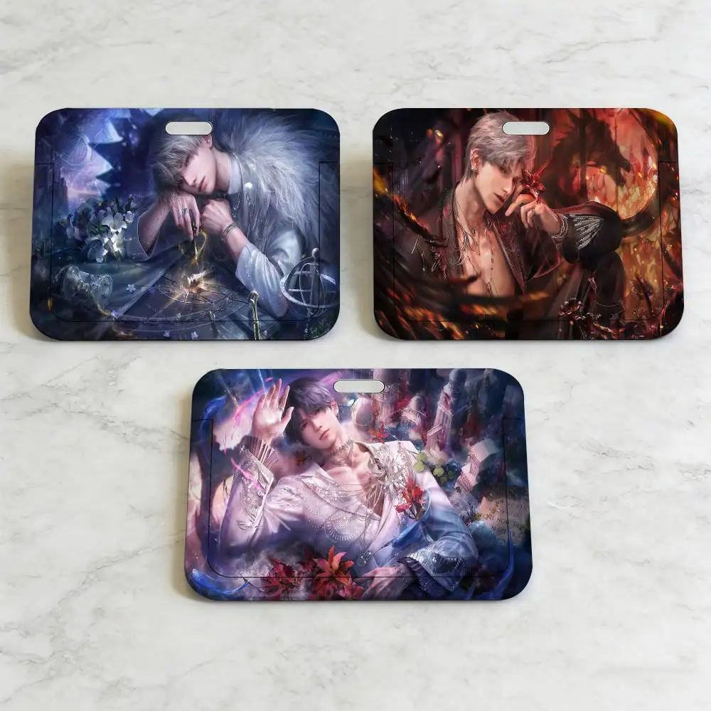 

Стильный брелок-держатель для ID-карт Game Love and Deepspace с ремешком на шею, подвеской и креплением для ключей, идеальный подарок для работы и повседневного использования.