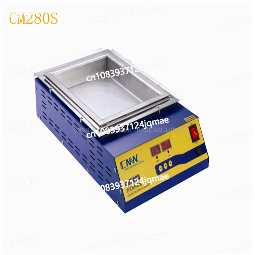 CM- 280S Lead-free Double Digital Solder Pot Soldering Soldering Desoldering Bath 280*200*45mm 21.2KG 2000W