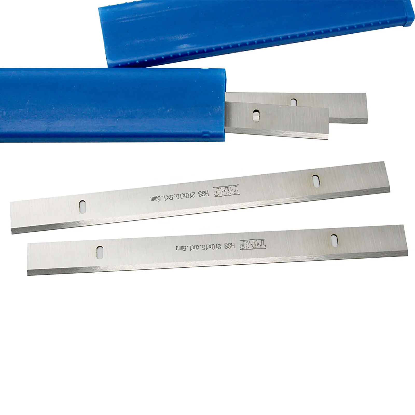 TASP 2 Pairs 210mm HSS Wood Planer Blades 210x16.5x1.5mm Thicnknesser Knives for Einhell TH-SP 204 TC-SP 204 ERBAUER 052