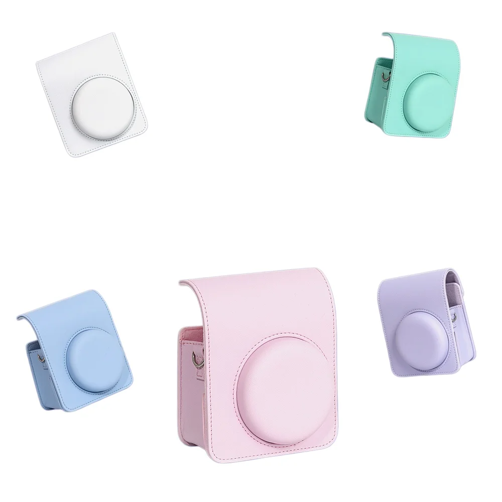 

PU Leather Protective Case for Instax Mini 13, Portable Storage Bag Carrying Case with Shoulder Strap, Travel Carrying Organizer