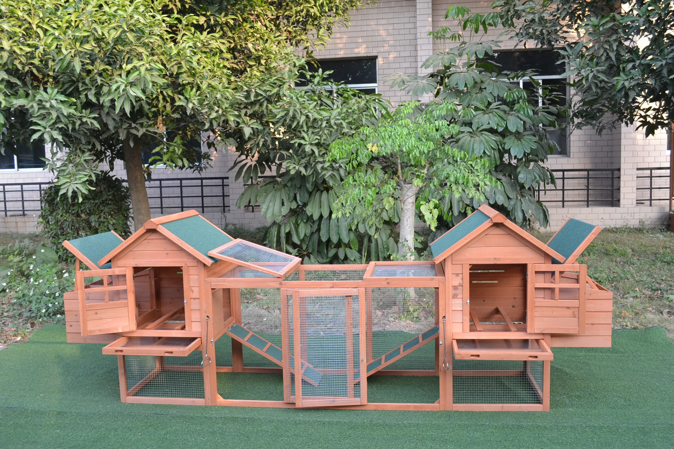 Wooden Chicken Cage, Rabbit House with Egg Box , Wholesale Price, Bulk Discounts