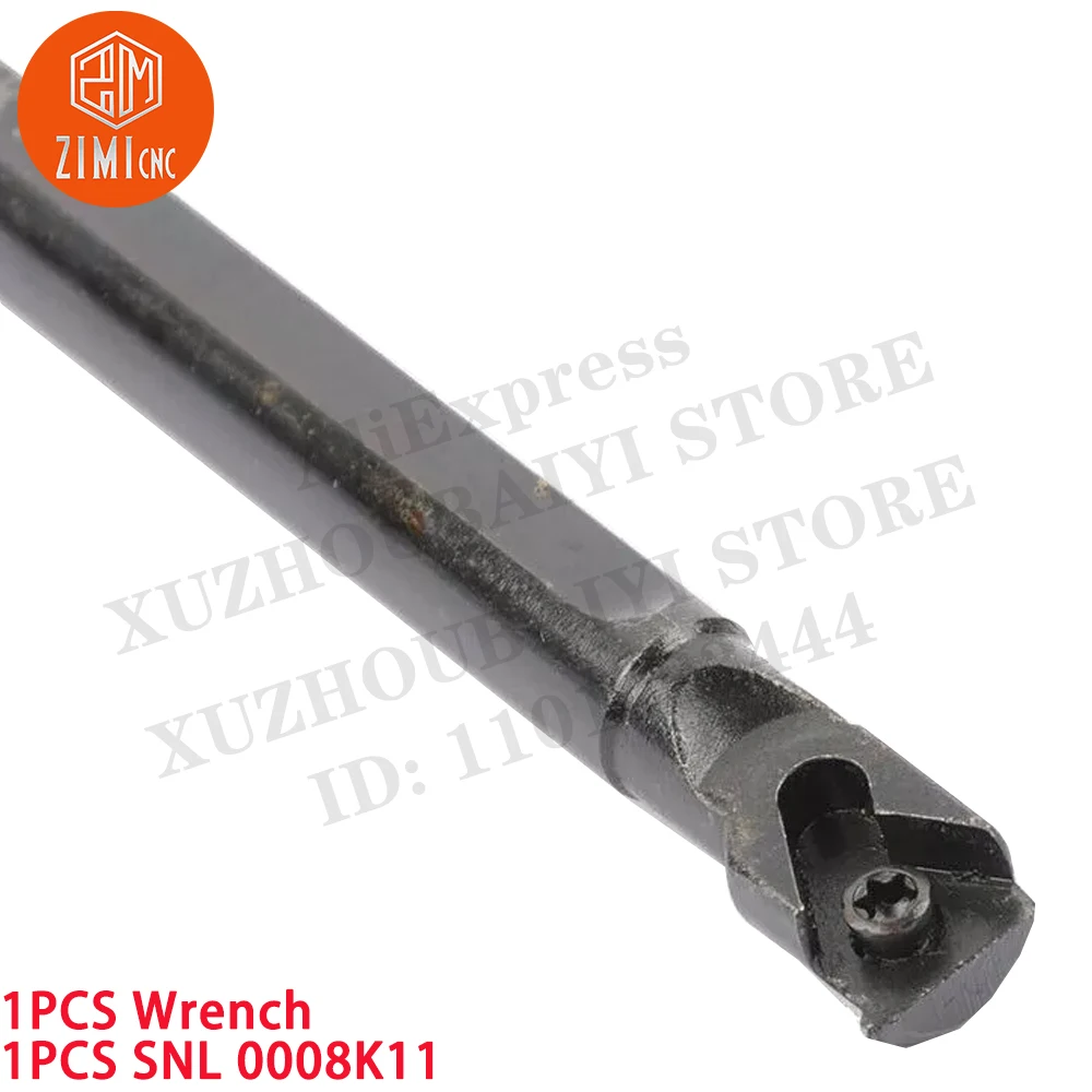 1PCS SNL 0008K11 CNC lathe Thread Turning Tool holder For 11ER Inserts Left Carbide Inserts metal lathe mechanical cutting tools