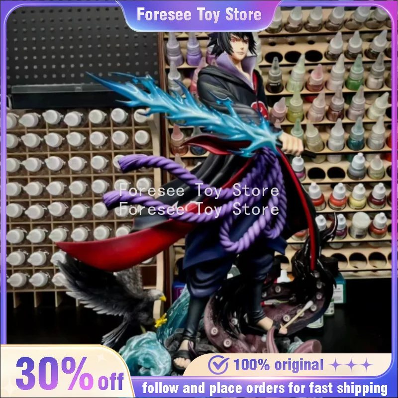 Neue 34-38cm Uchiha Sasuke NARUTO Anime-Figur mit Doppelkopf und -Händen, Tischdekoration, Geschenk-Spielzeug für Kinder