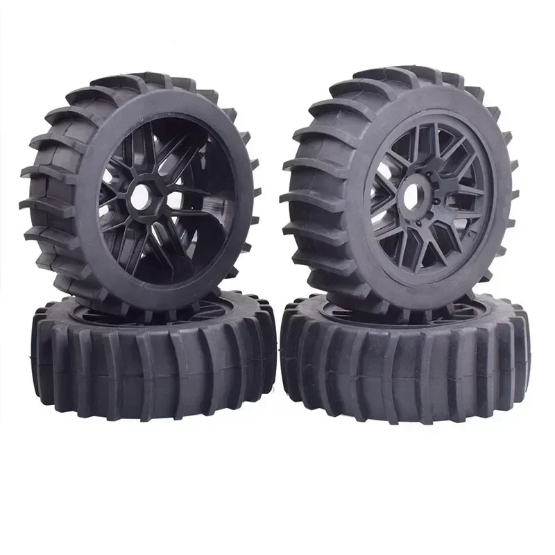 

4 шт. 1/8 4WD Nitro Off Road Багги Шины Колеса Шестигранный для Trxs1:8 Масштаб RC Car HSP HPI Kyosho ZD Hongnuo Redcat Пляжная шина