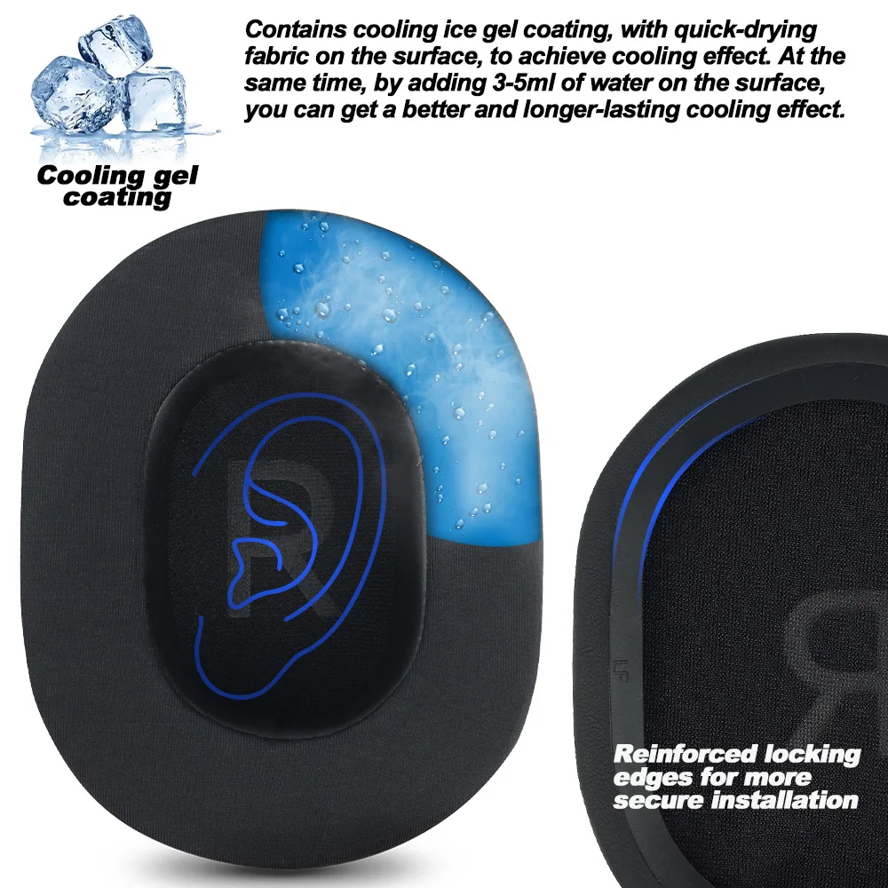 Almohadillas para auriculares BASEUS Bowie 10 MAX ANC D03 D05 almohadillas de repuesto tela de malla cubiertas de memoria esponja proteína suave