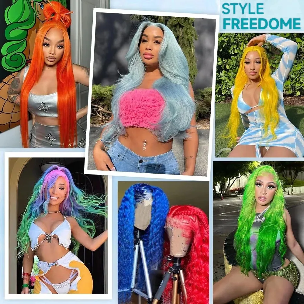 613 الجسم Wave13x6 شفاف HD الدانتيل شعر مستعار أمامي شعر الإنسان 200 الكثافة العسل شقراء قبل قطعها 13x4 الدانتيل الباروكات الأمامية للنساء #6