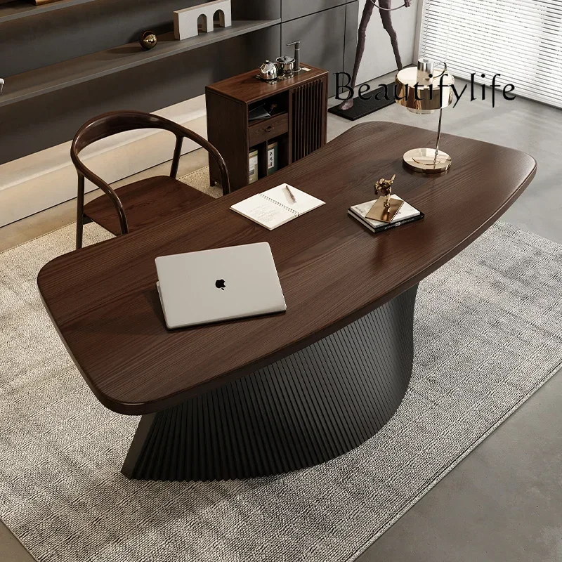 

Asthetic Manager Executive Desk Modern Luxury Designer Workstation Office Table Conference Black Mesa De Escritorio Home Office