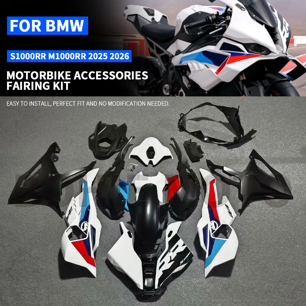 

Новый полный комплект обтекателей для мотоцикла ABS, подходит для BMW S1000RR S1000 M1000 2025 2026 25 26, комплекты обтекателей для кузова, пластик zxmt