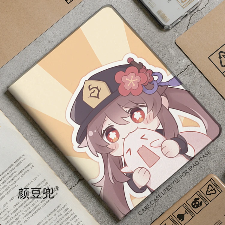 Hutao Anime Genshin Impact Case For iPad Air 4 5 10.9 Mini 5 6 for 2022 12.9 Case Luxury Silicone For iPad Air 4 5  10.9inch