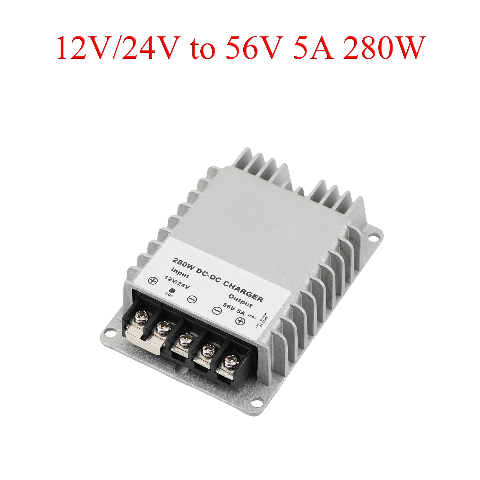 

US DC 12V/24V to 56V Power Converter 5A 280W Auto Boost Regulator Step-Up Voltage Power Supply Module For Car
