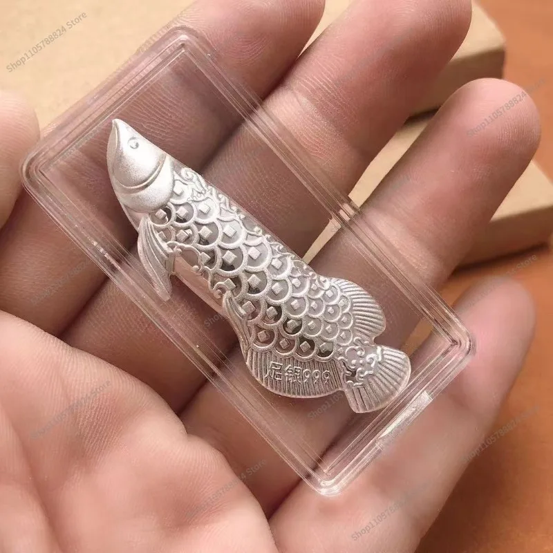 For 999 Sterling Silver Tea Brewing Water Special Foot Silver Tea Ceremony  Tea Pet Silver Leaves Sterilization