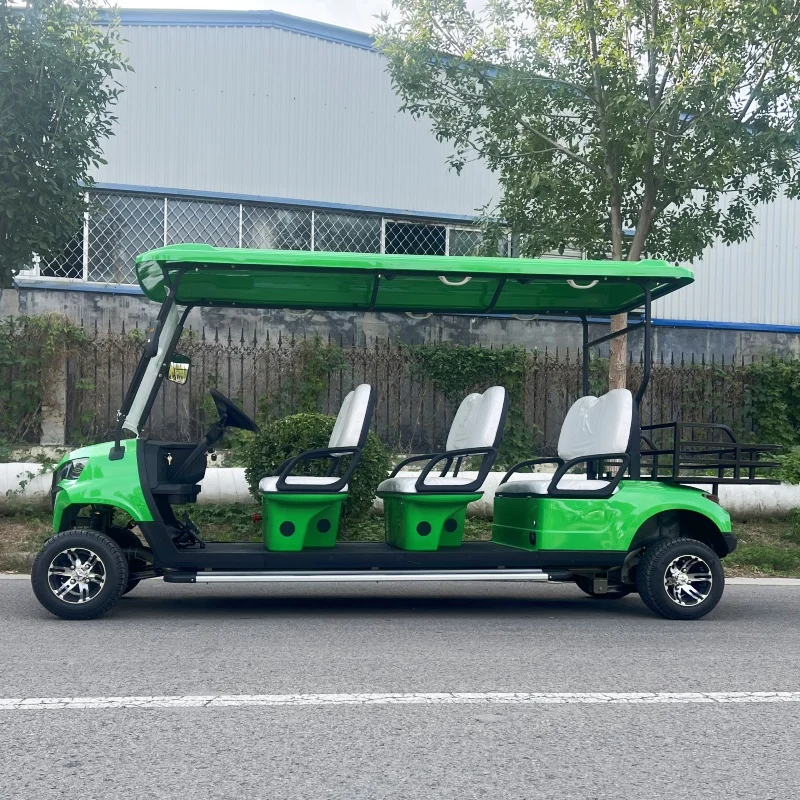 2024 New Model Price 2 4 6 8 Seater 5000W Electric Multi-Purpose Vehicle Car Club Golf Cart Off-Road Hunting Vehicle