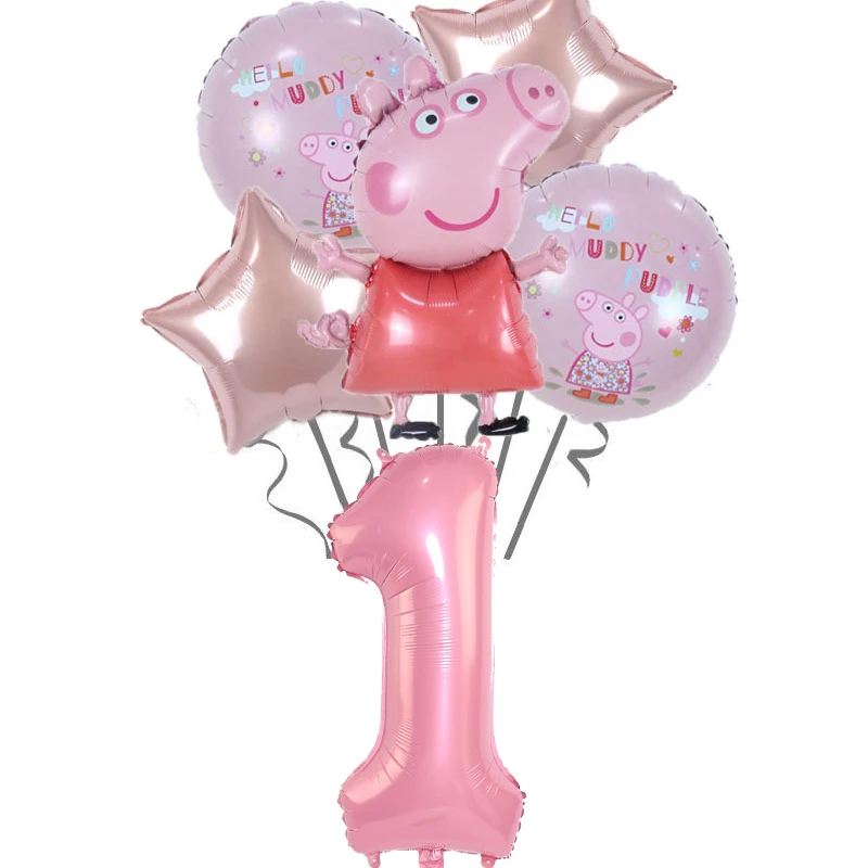 Creativity Cartoon Cute Peppas Pink Pigs Party Decorations Cartoon 3D Projection Watch Action Doll Toy view 5