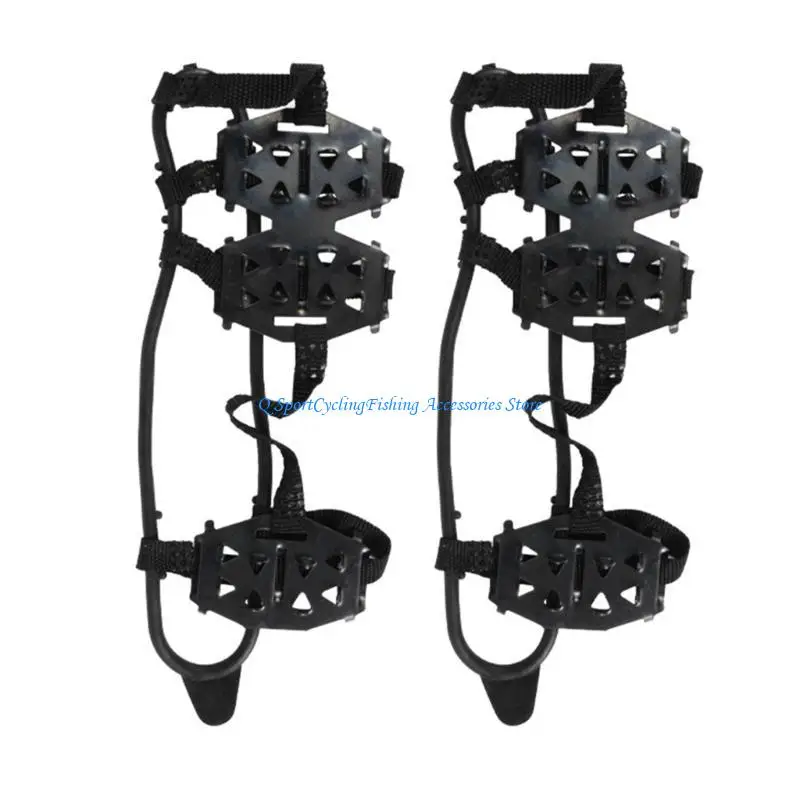 

Antislip Snow Ice Grip Traction Overshoe Footwear Traction for Climbing Skiing