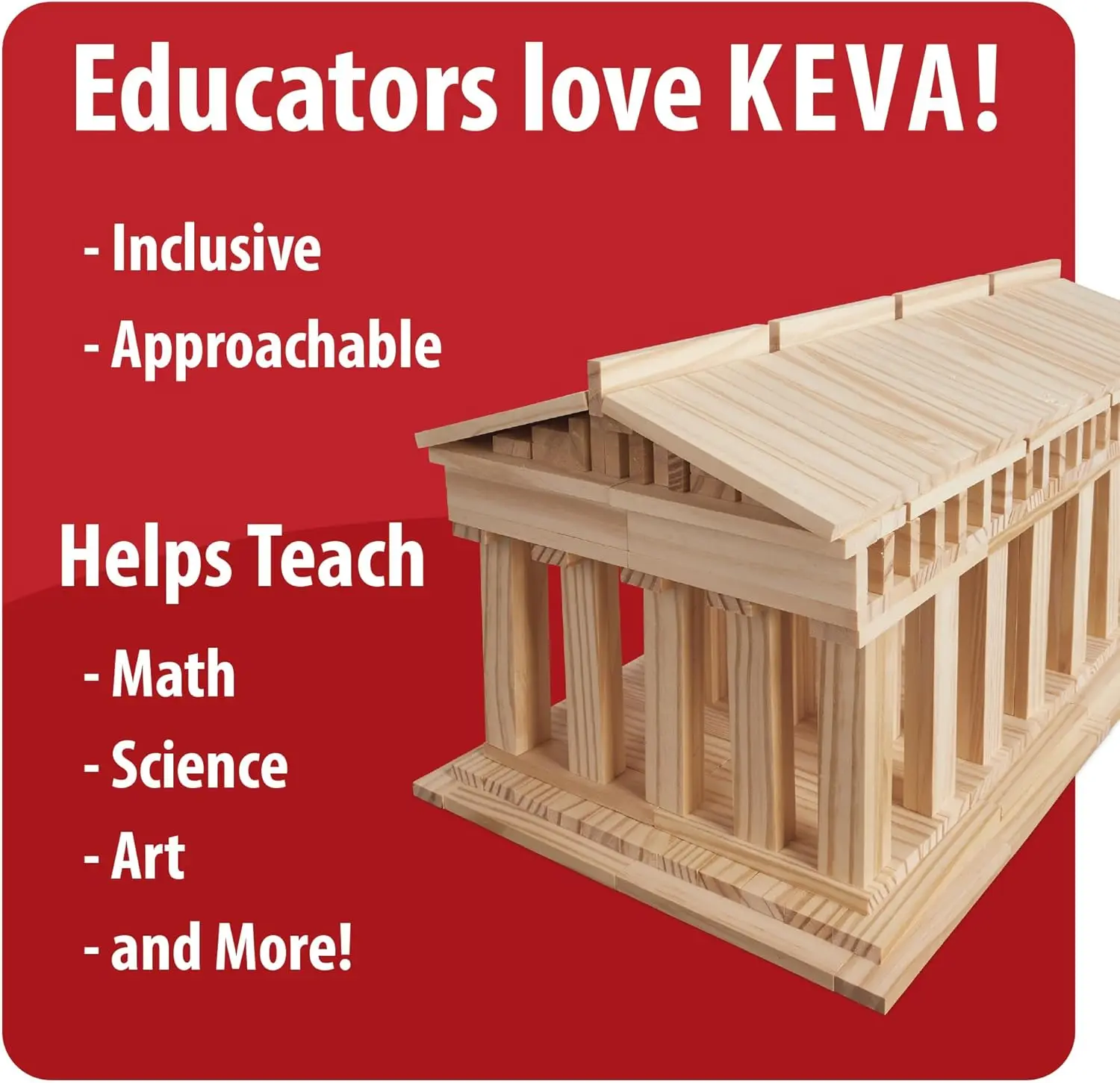 Structuras 600 tablones - Kit de construcción 3D de forma libre para niños - Crea tus propios diseños de arquitectura con bloques de madera simples