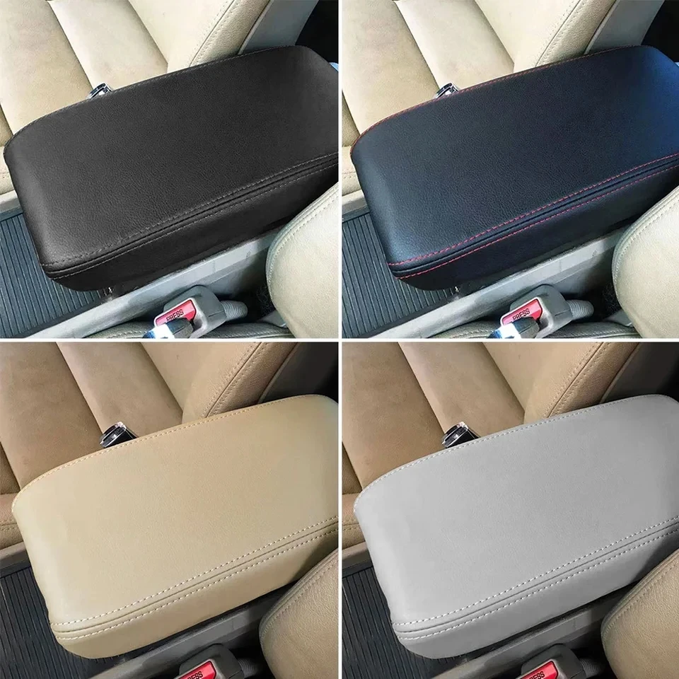 New PU Leather Car Armrest Box Center Console Lid Armrest Cover Car Accessories For For Honda Civic 8th Gen Sedan 2006-2011