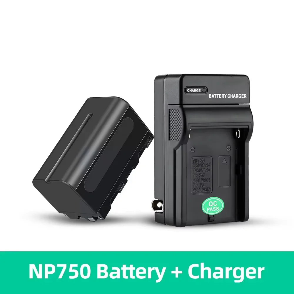 NP750 4400mAh Li-ion LED-lichtbatterij voor YN300III YN300AIR YN360III Yongnuo Godox LEDP260C LED308 LED-licht