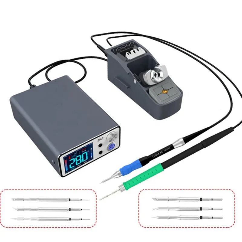 

A27F-Intelligent T3B Soldering Station With Handle For SMD BGA Repair Welding Iron Tips Electric Set-US Plug T3B-T210