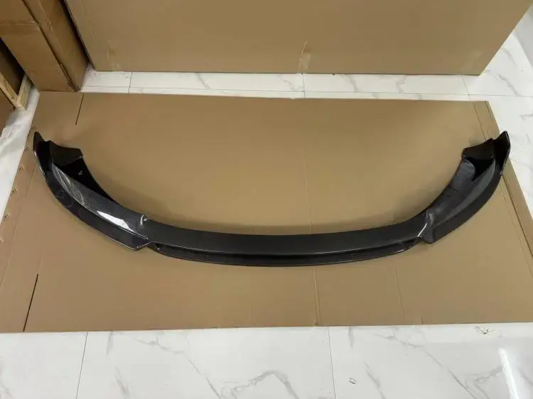 Carbon Fiber Front Lip for 19-22 for Porsche Macan  Body Part