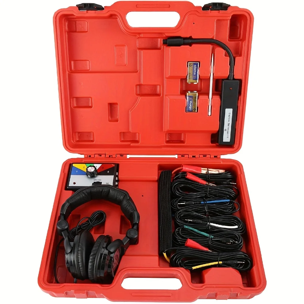 سماعة الطبيب الإلكترونية للسيارة، سماعة الطبيب ذات ستة قنوات، أداة ميكانيكا نطاق تشخيص الضوضاء للمحرك، عطل الضوضاء ميكانيكي ضياء #1