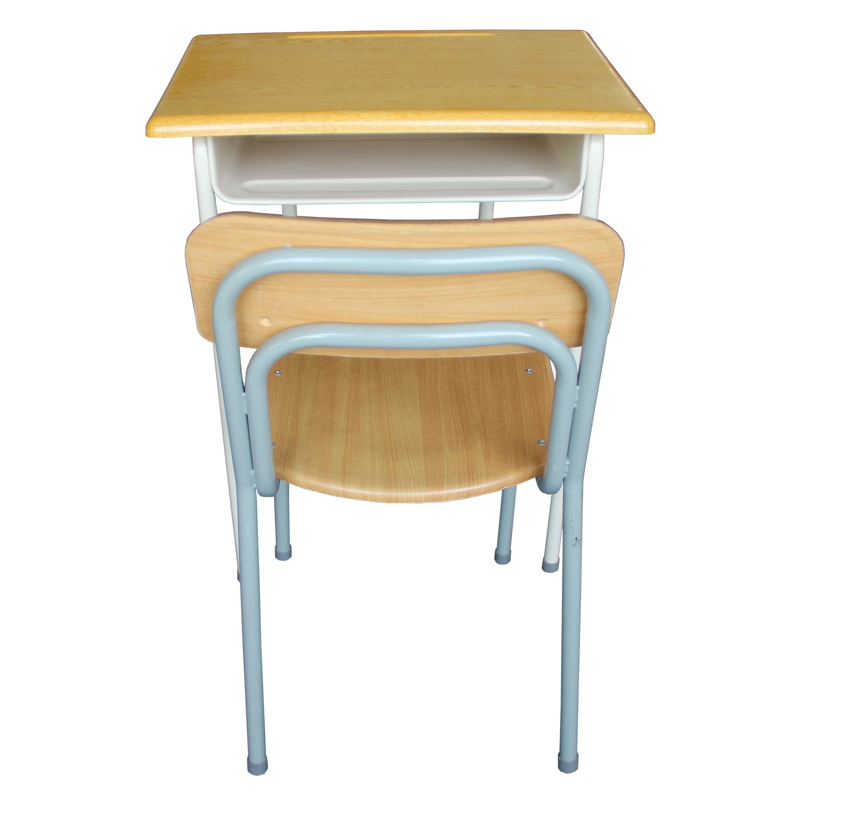 Conjunto de mesa e cadeira para estudantes de móveis escolares