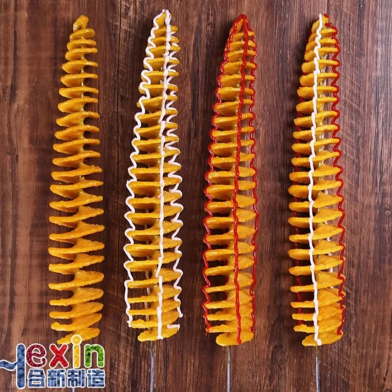 

Whirlwind potato tower model stall food crispy potatoes large whirlwind