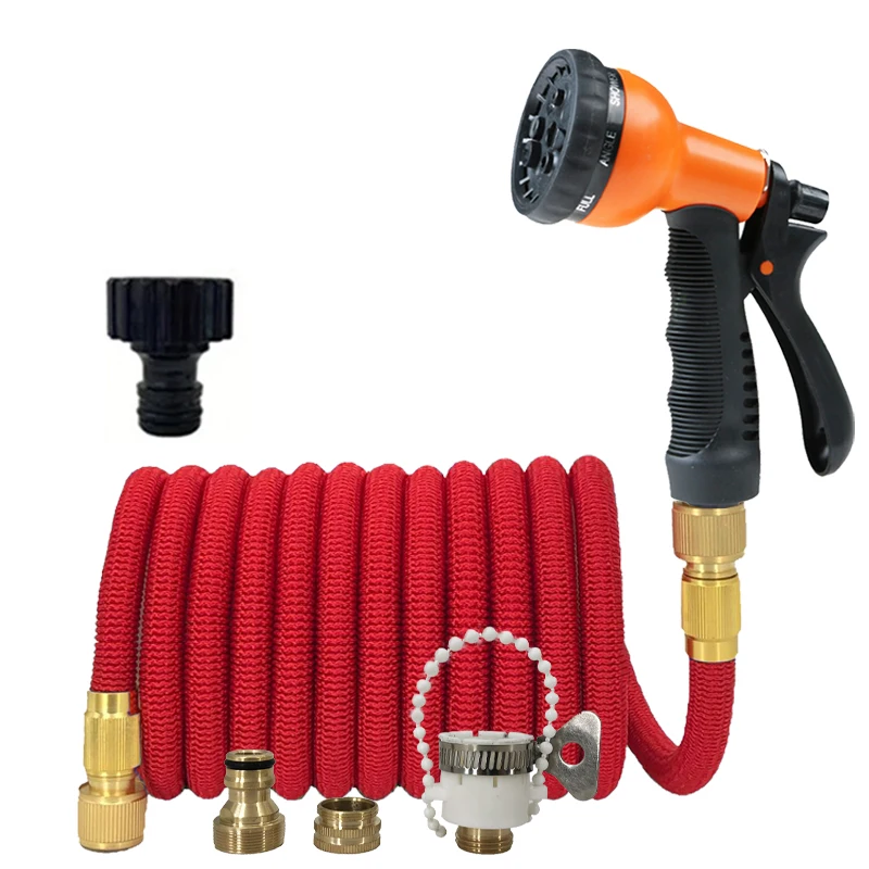 

НОВЫЙ Многофункциональный садовый шланг с насадкой Magic Hose: гибкий, расширяемый, для мойки автомобилей под высоким давлением, с регулируемым распылением
