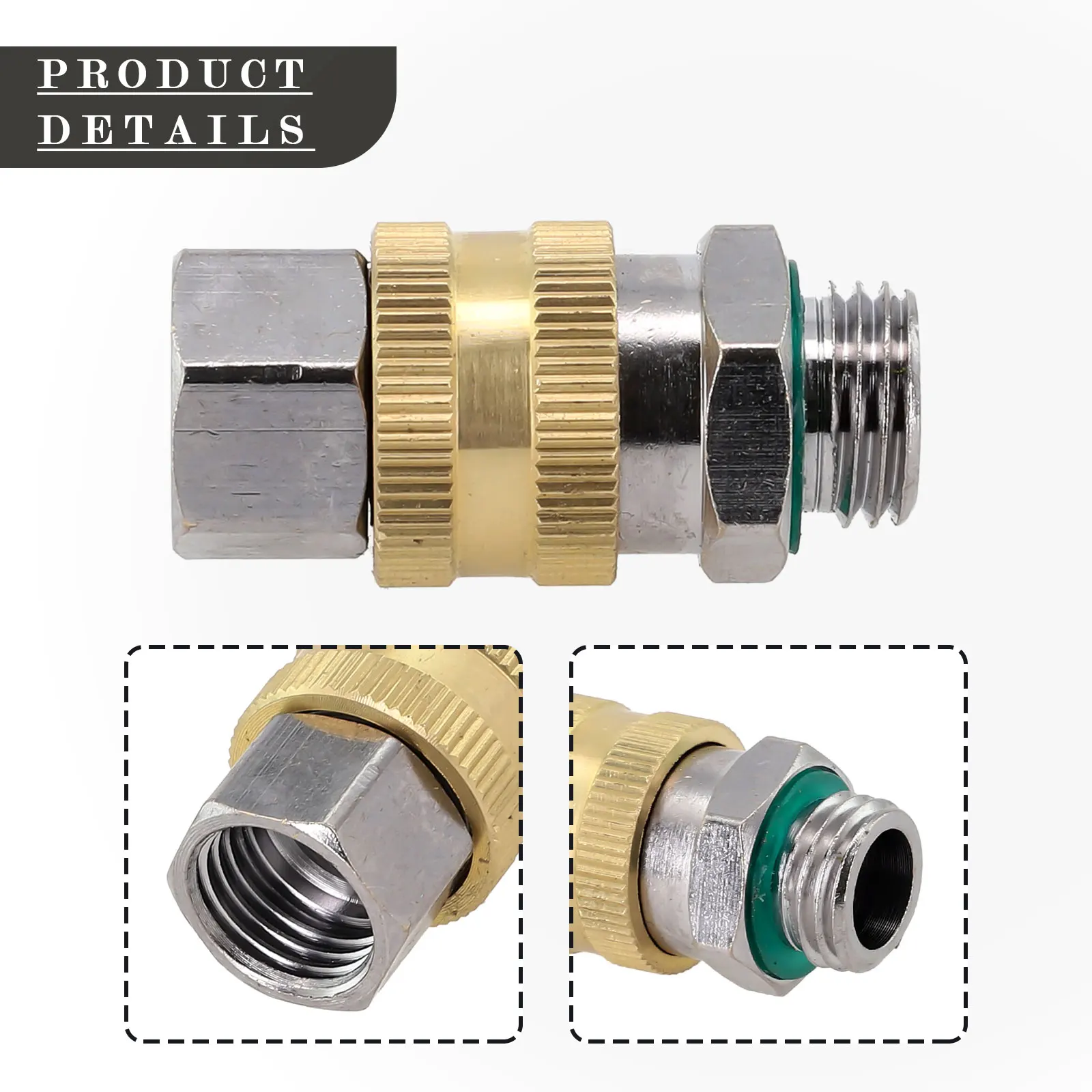 Heavy Duty Copper Quick Connector Suitable for High Pressure Usage in Agriculture Reliable Accessory for Dosing Systems