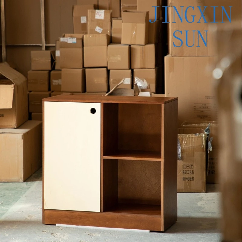 Module Middle ancient birch ocean board cabinet Combination TV Living room storage display bookcase