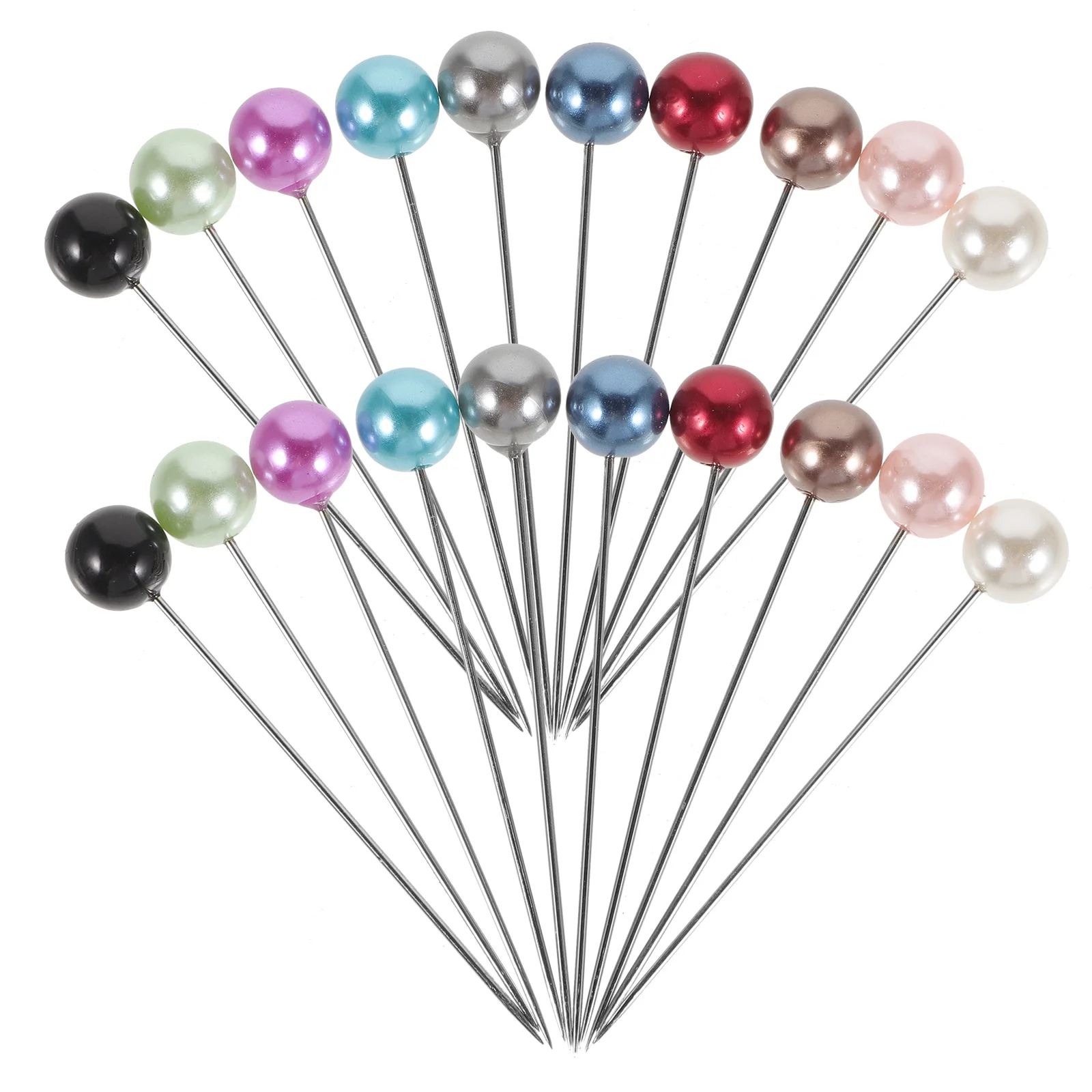 30 szt. Delikatnych przypinek do hidżabu z perłami, gładka powierzchnia, agrafki do szalików dla kobiet, broszki ślubne, akcesoria, perłowa przypinka ślubna