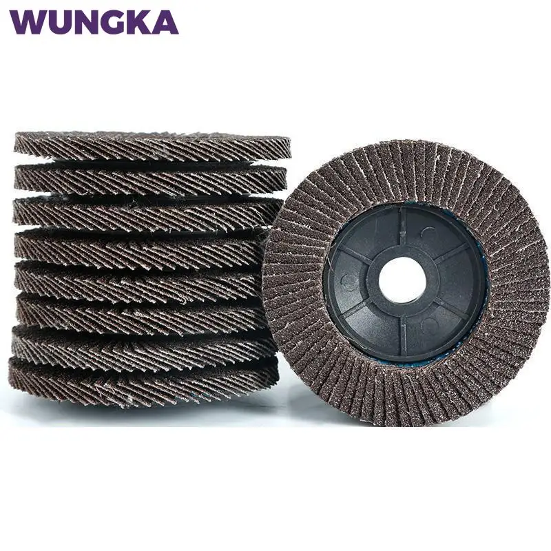 5PCS Flap Discs 100mm 4in Angle Grinder Sanding 60Grit Grinding Wheel Blades for Metal Stainless Steel Iron