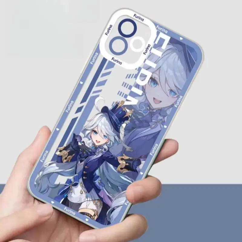 Genshin Impact Furina Arlecchino Case for VIVO Y22S Y17S Y15S Y33 Y16 Y35 Y36 Y21 2021 Y21S Y33S V27E V23 V25 V27 Pro V29E Cover