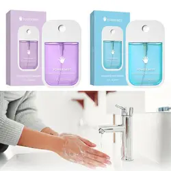 2PCS Portable Hand Sanitizer Travel Size Hydrating Hand Sanitizer Spray For Adults & Kids Multi-flavor Gentle Cleanse Your Hand