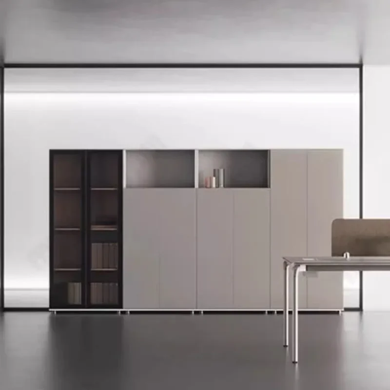 

Rangement Large Filing Cabinet Modern Designer Vertical Shelves Office Cupboards Side Space Armoires De Salon Modular Furniture