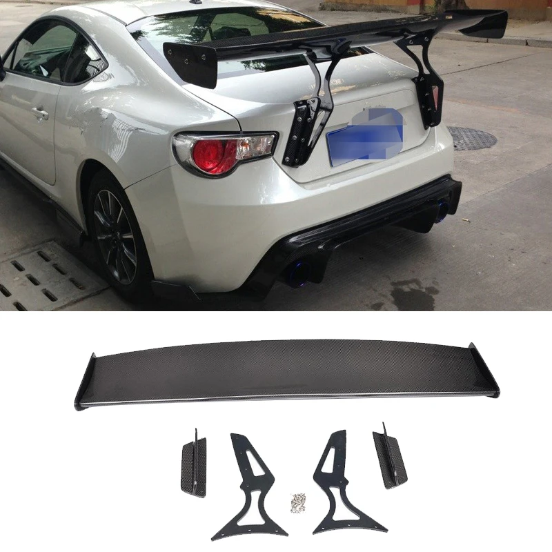 

Real Carbon Fiber Rear Trunk Boot Lip Spoiler For Subaru BRZ FT8 Toyota 86 GT86 RB1 Style Rear Spoiler FRP Wing Lip 2013-2019