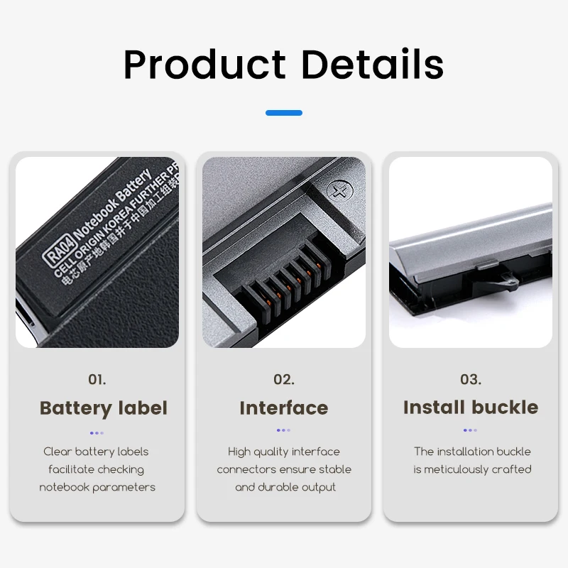 Ra04 Ra04xl Laptop Batterij Voor Hp Probook 430 G1 430 G2 HSTNN-IB4L HSTNN-IB5X HSTNN-C84C HSTNN-W01C H6l28et H6l28aa