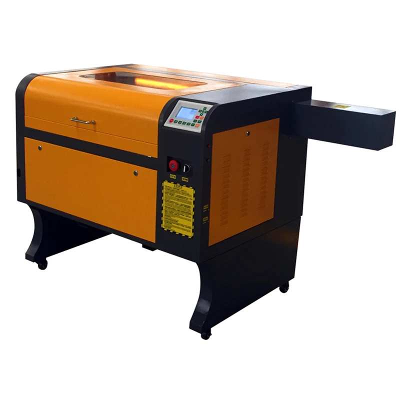 100 w RUIDA DSP 4060 Wok gebied Laser engrvave snijmachine gesneden multiplex acryl Voor hout graveren kan deur tot deur schip leveren