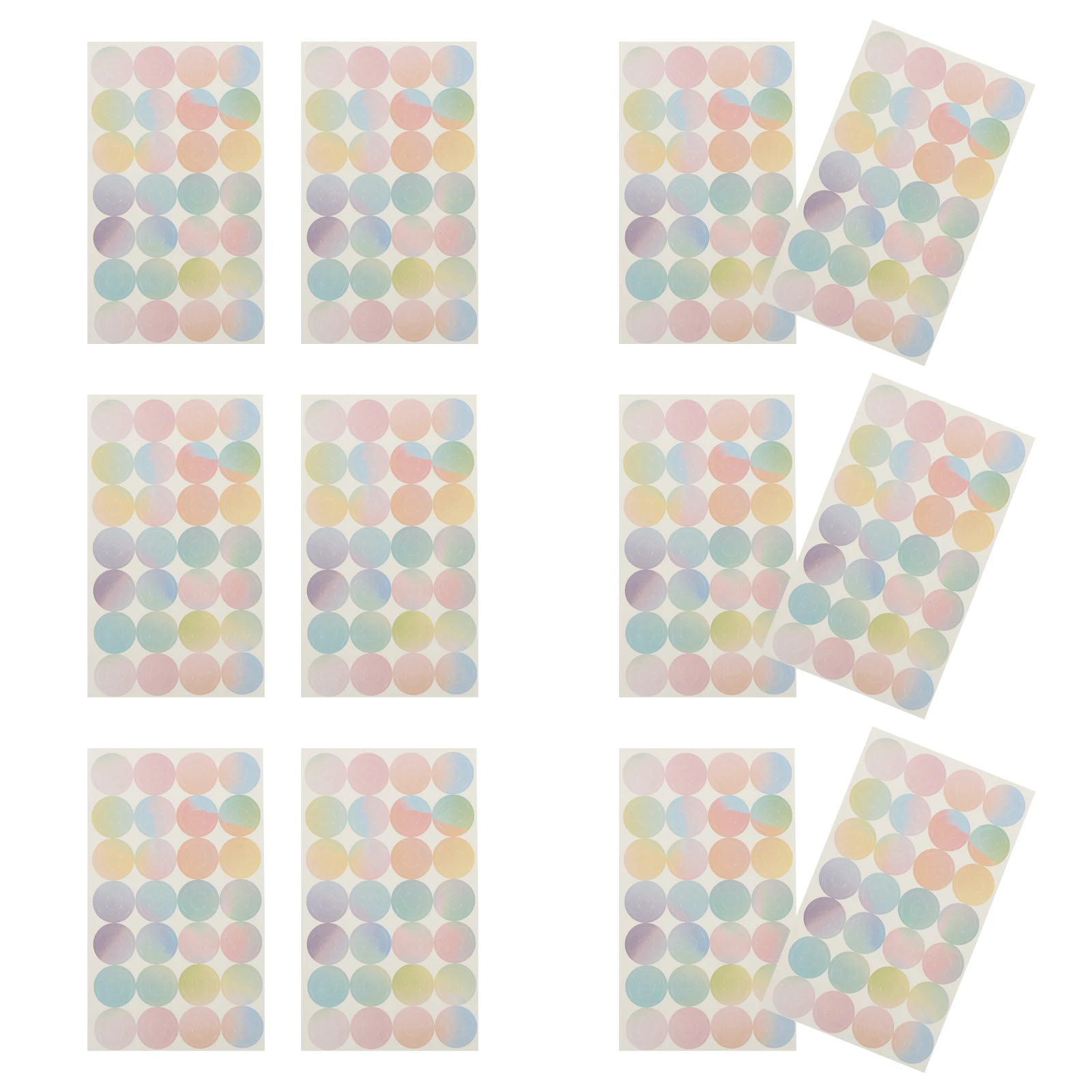 ملصقات حلقة الموثق العملية 16 ورقة تعزيزات ثقب الثقب سهلة الاستخدام لكتب مكتبة المدرسة المنزلية #3