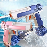 Linkage rehearsal: children's pressing, continuous firing, water gun toys, desert eagles, water play, water games, beach games