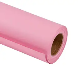 Kraft Paper Roll Recyclable Paper Perfect for Wrapping, Craft, Packing, Floor Covering, Dunnage, Parcel, Table Runner, Pink